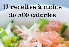 health infographic – 12 recettes pour tous les jours à moins de 300 calories