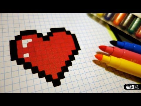 Heart Pixel Art Comment Dessiner Kinder Kawaii Etape Par Infographicnow Com Your Number One Source For Daily Infographics Visual Creativity