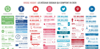 infographics youtube – Les réseaux sociaux qui comptent en 2020 l Bridge Communication