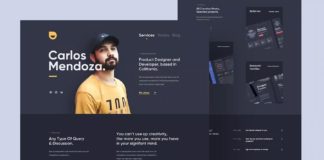 infographic website – Personal Portfolio Website
